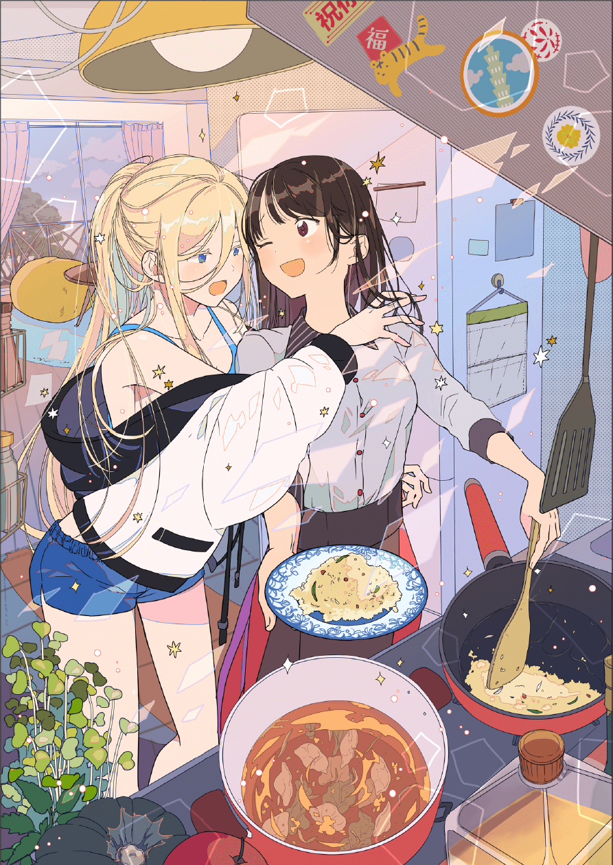 百合组 绘师:ちほ